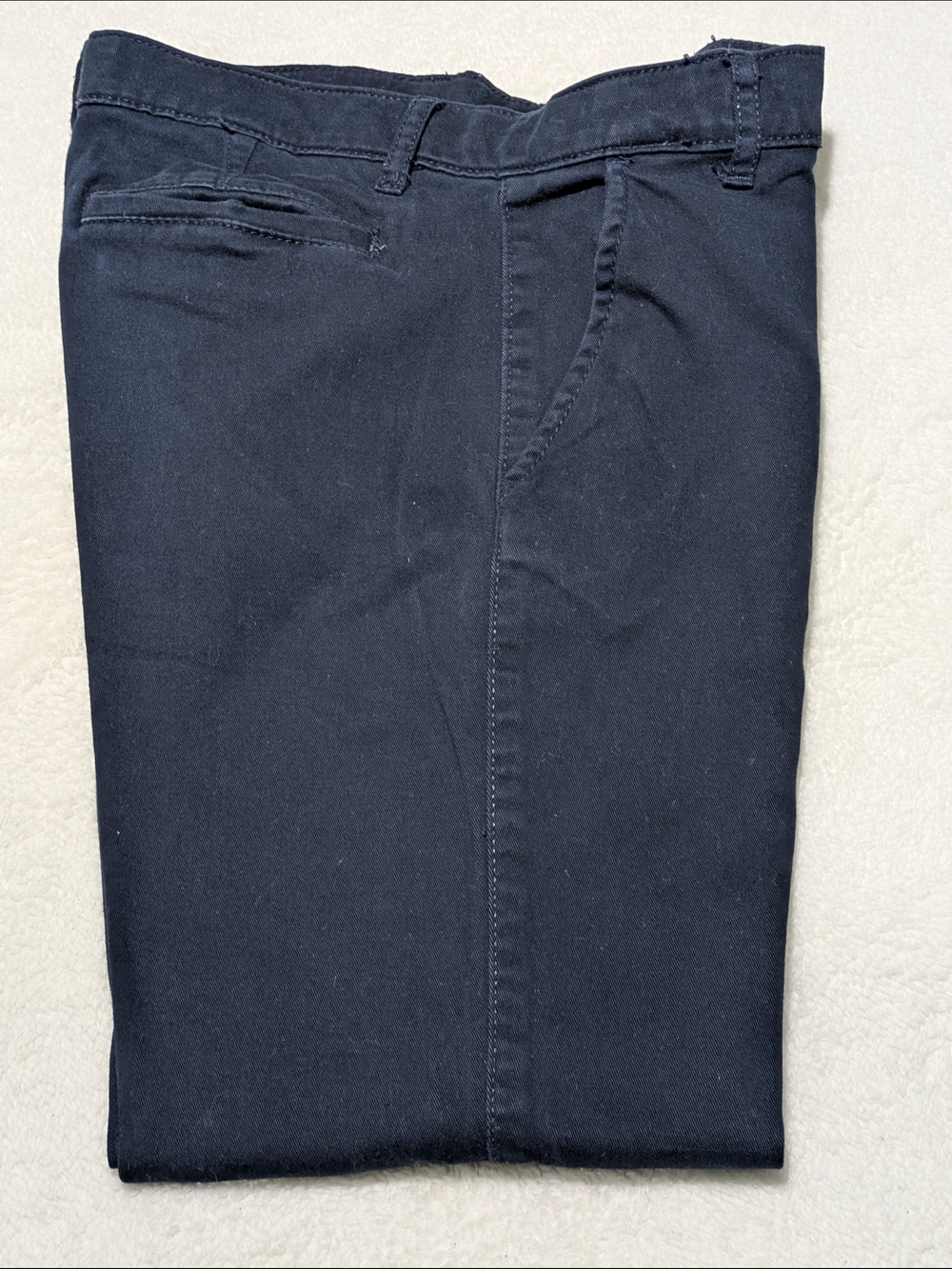 The Children's Place Boys Navy Blue Uniform Chino Pants Size 8 Husky 8H